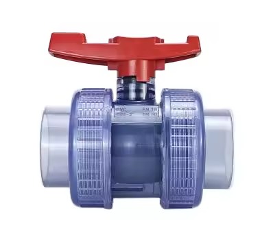 Manual Water OEM Factory Price Premium Quality Transparent Double Union Ball Valve EPDM Sealing 1/2''-4'' Port Size