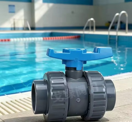 True Union PVC Ball Valve Double Union Plastic Valve High Pressure for Industrial Water Treatment