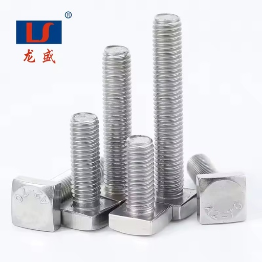 LS Industrial Stainless Steel Plain Finish T-Head Bolt M6 M8 M12 Wholesale Factory Price for Operating Table Assembly