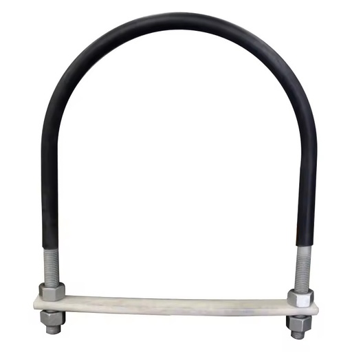 Pipe Support High Temperature Polyshrink Covered Hot Dip Galvanized Finish Plastic Rod U-bolt for 2" Pipe