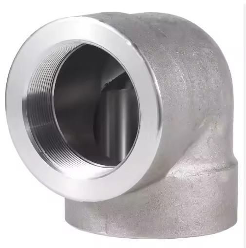 ASME B16.11 SS 304 316 3000lbs 1/2" Forged Pipe Fittings SW 90 Degree LR Socket Weld Elbow