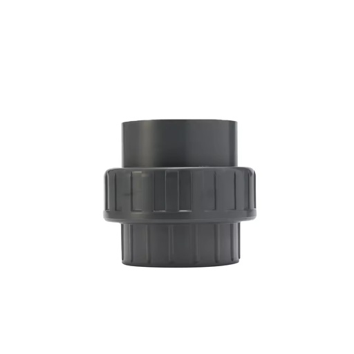 PVC Smooth Surface Union Threaded Pipe Fitting with Custom Support for Plumbing Applications
