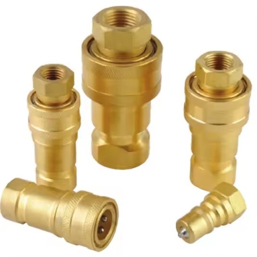 KZD Nitto ISO7241-B Hydraulic Quick Release Coupler NPT Thread Coupler Brass Quick Coupling American Type
