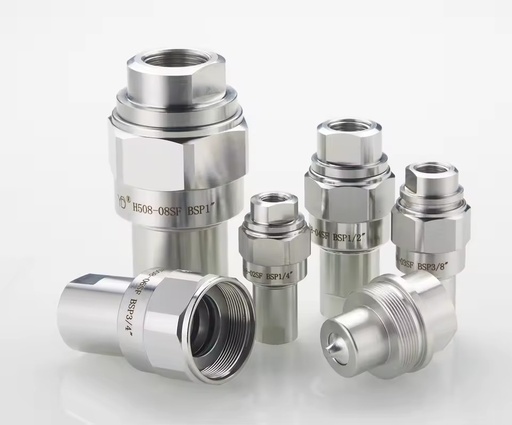 H508 Thread Locked Type Carbon Steel Hydraulic Quick Couplings/coupler