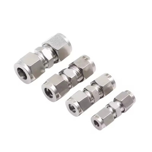 Swagelok Type Double Ferrule Fitting Compression Fitting Stainless Steel Tube Fitting Instrument Straight Tube Union Connector