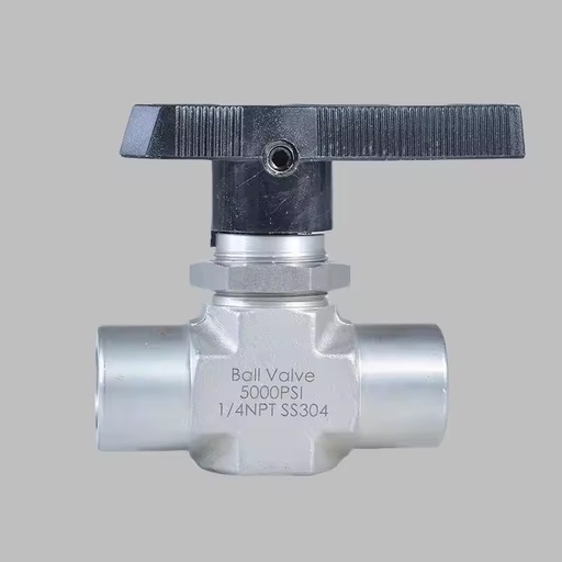 Manual Stainless Steel One-piece Forging 1/4in Female Thread Straight-through Panel Valve 6000psi Plate-piercing Type High Gas