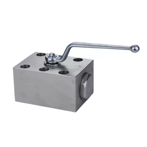 KHP PKH Series Disc Bball Valve Manifold Mounting Stainless Hydraulic Two-position Two-way Plate Manual 2-Way Ball Valve