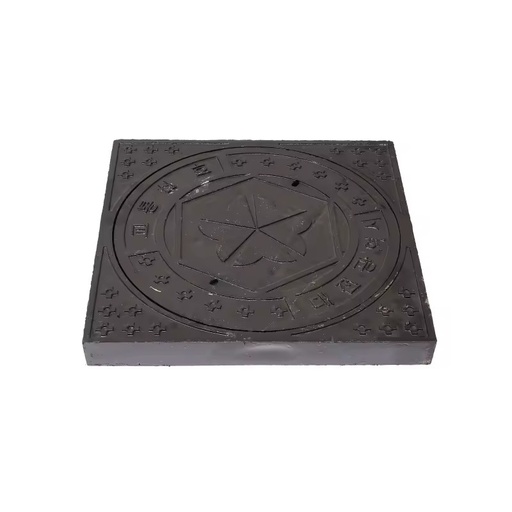 EN124 E600 Anti-Theft Ductile Iron Manhole Cover Black Bitume/Epoxy Surface Engineer Grade Visibility Eco-Friendly Road