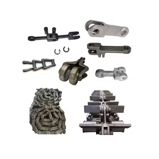 Custom Alloy Escalator Step ISO9001 Sprocket Small Roller Chain Tank Chain High Tensile Strength