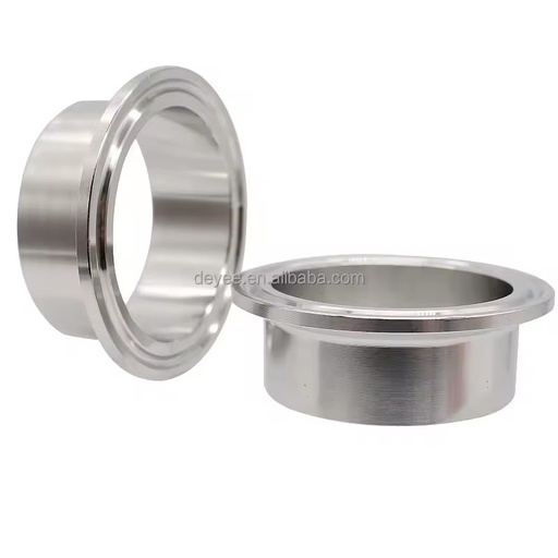 3A/DIN/SMS/ISO 14wmp 14mmp 14AMP SS304 SS304L SS316L Sanitary Stainless Steel Clamp Ferrule Welded Ferrule