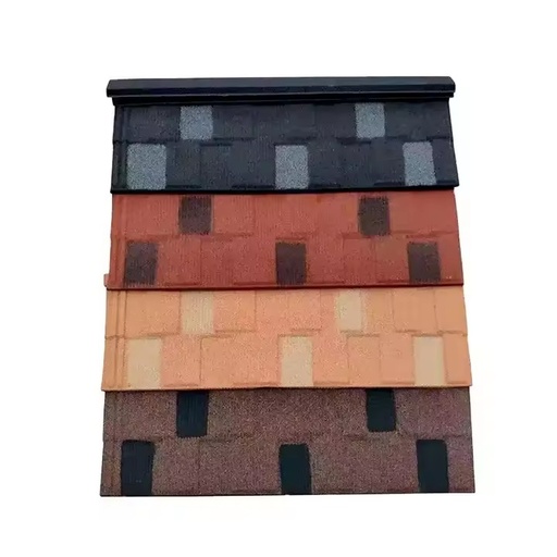 Alu-zinc Shingles Tiles Colorful Stone Coated Roof Tiles