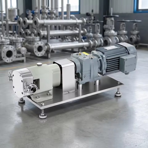 Food Grade Stainless Steel Rotor Pump Lobe Pump Syrup Shampoo Chocolate High Viscosity Liquid Thick Viscous Material Transf