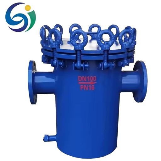 Hot Selling Industrial Angle Basket Filter for Water High-quality Supplier with 3 in Port Size and Low Temperature Use