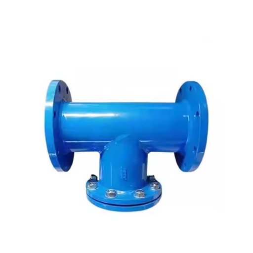Manufacturer Custom Size 2~24inches DN50-DN600 Cast Iron Flanged T-Type Manual Stop Basket Strainer for Water
