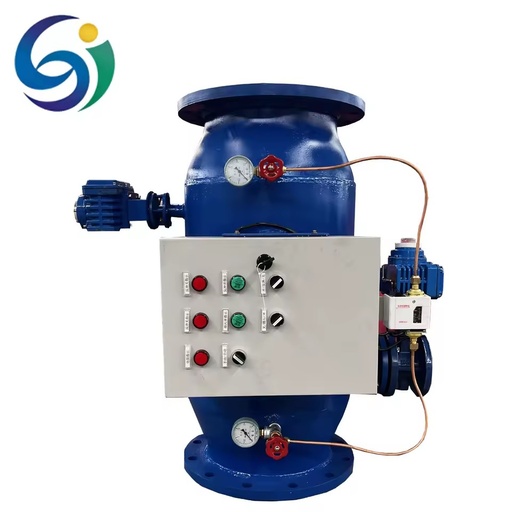 Factory Supplied Industrial Electric Low Temperature Water Self-cleaning Carbon Steel Automatic Backwash Filter Motor Element