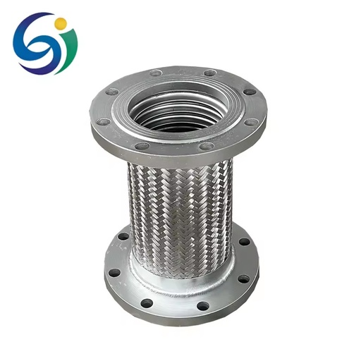 Stainless Steel Metal Hose for Pump Valve Matching | Flanged Corrugated Low Pressure Hose Corrosion/Chemical Resistant Painted