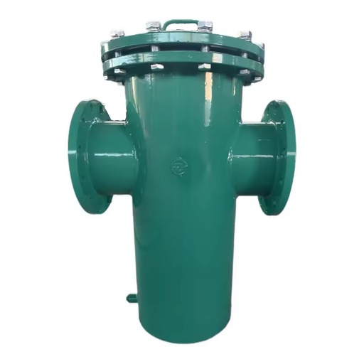 SS304 Stainless Steel Angle Basket Filter with 3 in Port Size for Industrial Water Filtration 3-Year Warranty