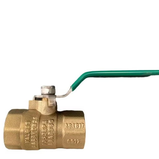 DZR Brass Gas Ball Valve ISO 6509 Certified Manual 1/2" NPT Lead-Free Anti-Corrosion for Water Pipeline OEM