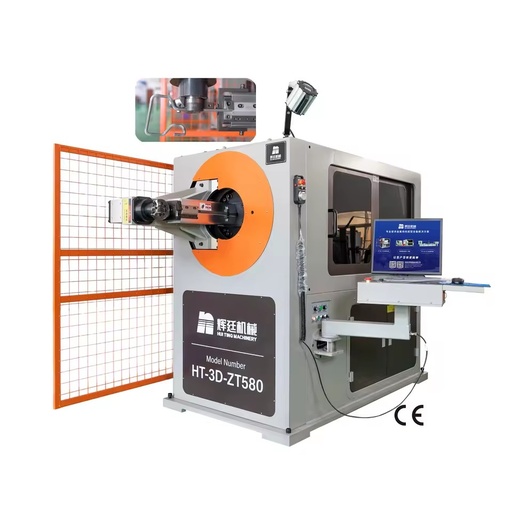 Pro Huiting OEM/ODM Dobladora 3-8mm 5Axis 3d CNC Steel Bending Machine Wire Bender Rebar Bender and Wire Bending Machines