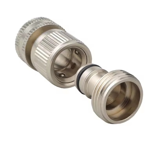 YOD Quick Connector Hose Fitting Brass Stainless Steel Pipe Coupling Faucet Adapter Threaded NPT Push Fit Copper Male Female