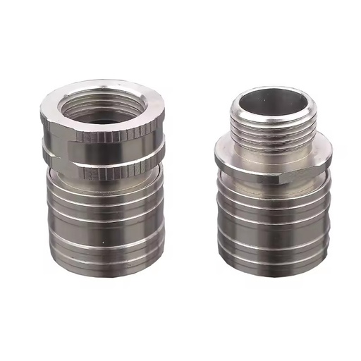 Brass Coupling Water Connectors Aluminum Quick Stainless Steel Fittings Copper Faucet Pipes Coupler Male Round Casting