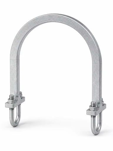 For Certified Ductile Iron QT450 Galvanized Silver Seismic Single Pipe Clamp Bracket Pipe Hanger 1-1/2"-8"
