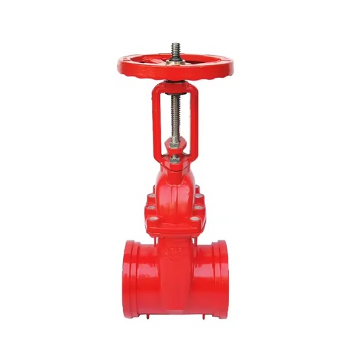 Trench-type Rising Stem Gate Valve Z81X-16Q Manual Fire-Fighting Clamp-Type Soft-Sealed Resilient Seated Water DN65-DN250 Room