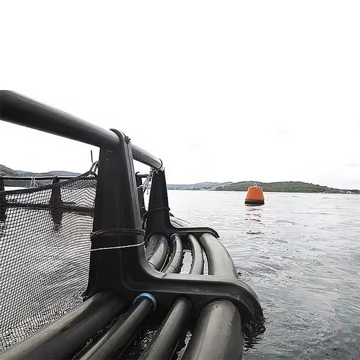 10-40M Round Hdpe Fish Floating Farming Aquaculture Cage Frame in Mayapara Breeding Fish With Bracket for Fish Farming Cage Sale