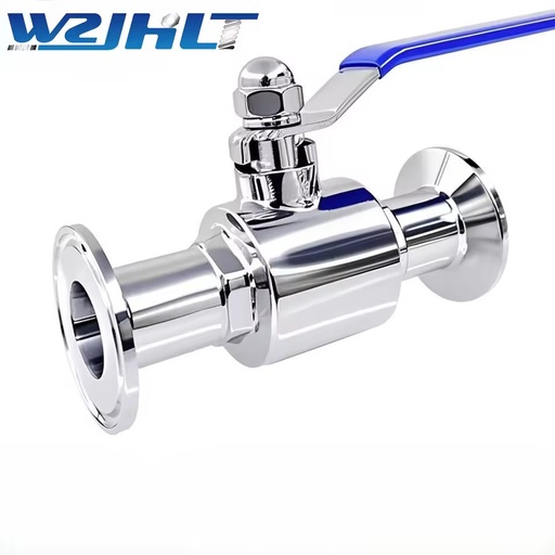 Pipe 304/316 Stainless Steel Quick-install Ball Valve Sanitary Grade Water OEM Customizable Connect Clamp