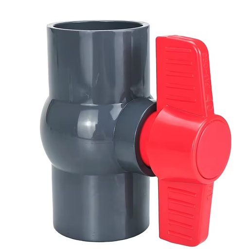 Factory Prices Manufacturer High Quality Grey UPVC PVC Simple Ball Valve Upvc Compact Ball Valves