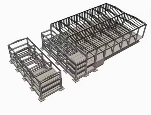 Prefab Heavy Industrial Steel Structure Warehouse Q355B/Q235B Steel Frame Workshop Construction High-Strength H Beam Design