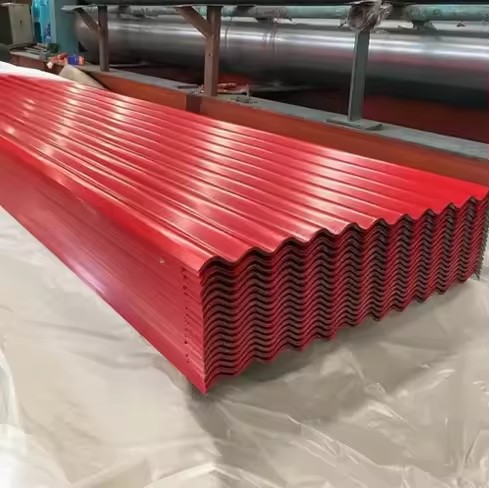 Z30-Z40 Coated Steel Wave Tile Roofing Sheets 0.12-0.13mm Thickness Cutting/Welding/Bending/Decoiling RAL Colors CE Certified