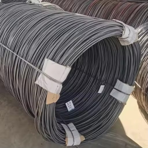 SAE1008 Drawn Wire 5.5mm/6.5mm Black Painting Coating ASTM Standard Non-Alloy Construction Use Steel Wire Rod Welding