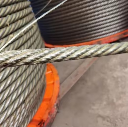 ISO CE 6X37 Heavy-Duty Q195 Galvanized Steel Wire Rope for Port Machinery