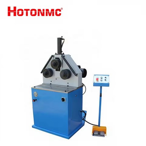 3 Roller Electric Rebar Bending Machine RBM40HV for Steel Round Bar and Pipe Bar Electric Profile Round Bending Machine