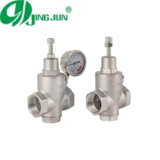YZ11X-16P JIS Standard Double Diaphragm Stainless Steel NPT Threaded Pressure Reducing Valve -29~150 for Water Oil