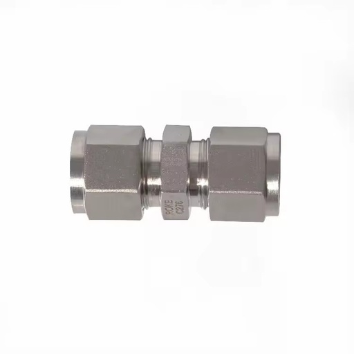 Hastelloy C276 High Pressure Smooth Double Ferrule Union OD1/4" to 1/4"NPT Tube Fittings