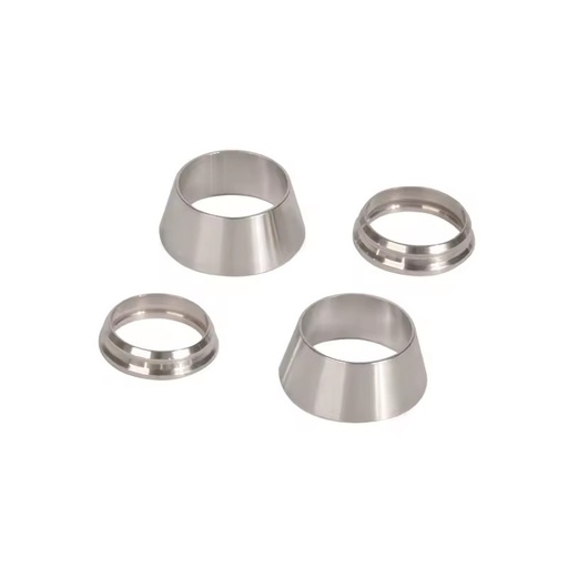 Stainless Steel SS316 1 1/2 Inch High Forged Pipe Fittings Double Ferrules (Front Rear) for High Temperature Applications