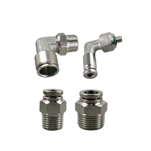 304 Stainless Steel Quick Insertion Pneumatic Joint Model Complete Pneumatic Fitting Pneumatic Connector