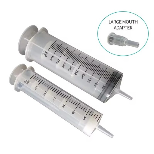 20ML-500ML High Capacity Big Mouth Syringe with Push Needle 0.1kg