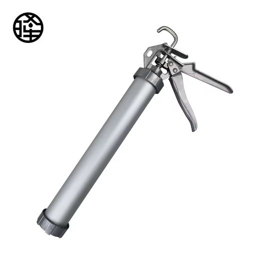 960ml Stainless Steel Industrial Manual Sausage Glue Special Caulking Gun 360 Degree Rotatable Pistol Grip No Drip