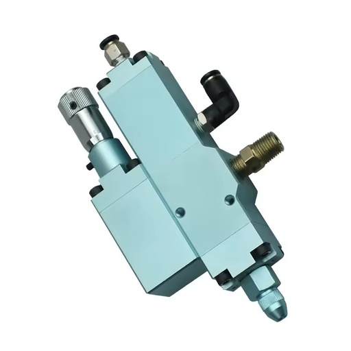 High Precision Miniature Pneumatic Grease Metering Valve 0.1g-25g for High Viscosity Liquid Oil Control Structure