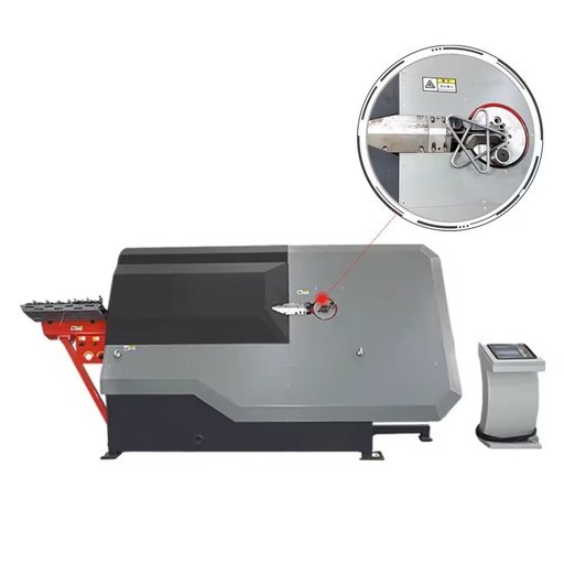 High Efficiency CNC 4-16mm Stainless Steel Rebar Stirrup Bending Machine PLC Control Automatic Steel Bar Straightener Bender