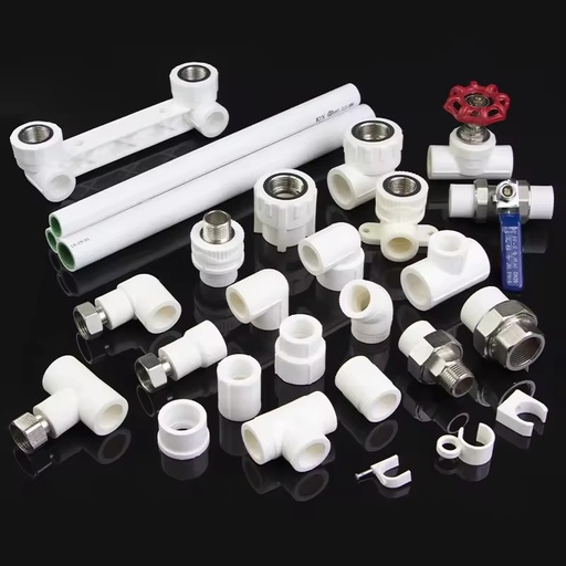 Wholesale PPR Plumbing Materials Plastic Pipes Fitting Plomber Socket Elbow Union Tee Coupling Water Ppr Fittings