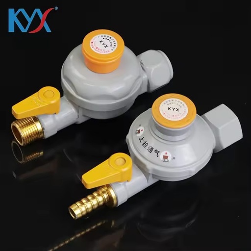 Household Natural Gas Pipeline Aluminum Case Security Self-close Gas Valve for Kitchen Gas Shut-Off Valves