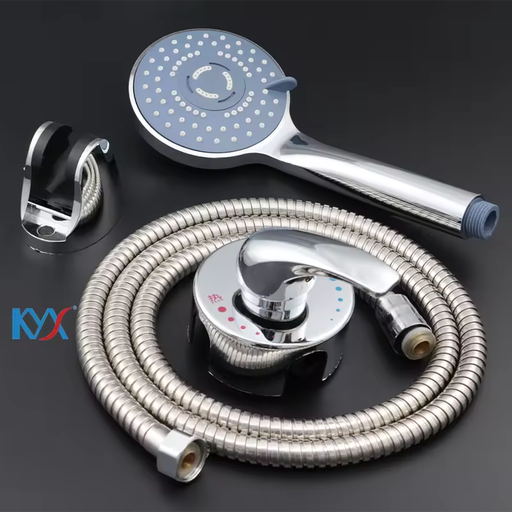 Long Life High Quality Modern Portable Plastic Wall Mount Shower Set with Soft Spray for Daily Family Use