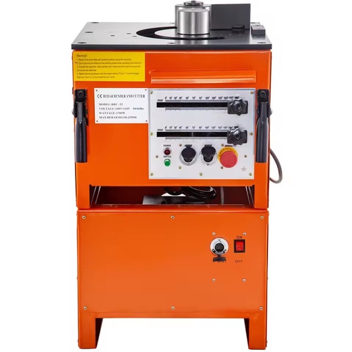 CE Approved Hydraulic Automatic Rebar Bending and Cutting Machine RBC-25 25mm for Steel Bar and Aluminum with Motor