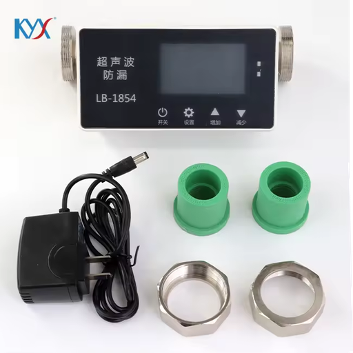 KYX Ultrasonic Water Leak Detector & Shutoff Valve with NPT Thread and 3-Year Warranty for Luxury Villa Whole House