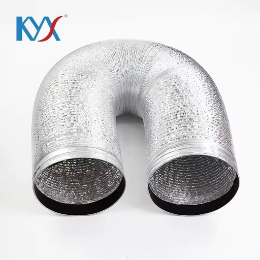 High Toughness Aluminum Foil Flexible Duct Pipe Air Ventilation Exhaust Hose for Cooker Hood