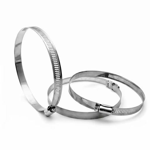 Heavy Duty American Type Hose Clamp 12.7mm Band Width SS304 Worm Drive Pipe Clips 1 1/4 Inch (18-32mm)
